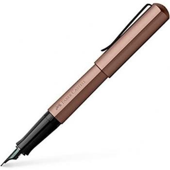 Faber-Castell Hexo M Pluma estilográfica - Bronce