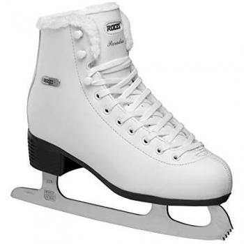 Patines de Hielo Roces Paradise Eco-Fur para Mujer, Color Blanco