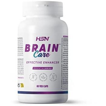 Brain Care - Nootrópico Natural para 1 Mes: Gingko Biloba + Huperzina A + Citicolina CDP + Fosfatidilserina | Apoyo Cognitivo + Memoria + Concentración | 60