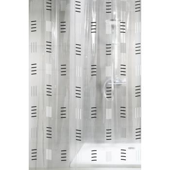 Kleine Wolke 4939901305 - Cortina de Ducha, Vinilo, Impermeable, Anti humedades y Lavable a máquina, Color Multicolor