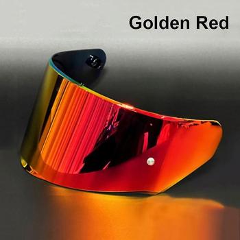 Casco LS2 con visera golden red para motocicleta, modelo FF320 FF353 FF328 FF800