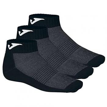 Calcetines unisex Joma Ankle Socks Pack x3 color negro
