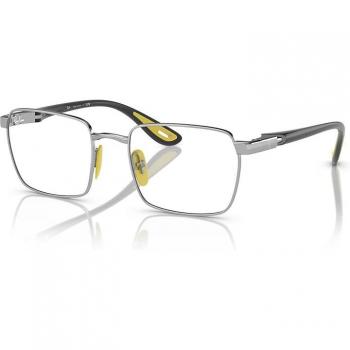Ray-Ban RX6507M Asian Fit F064 - Gafas Graduadas para Hombre Plateadas