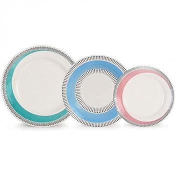 La Mediterranea - Vajilla 18pcs Candy Dots