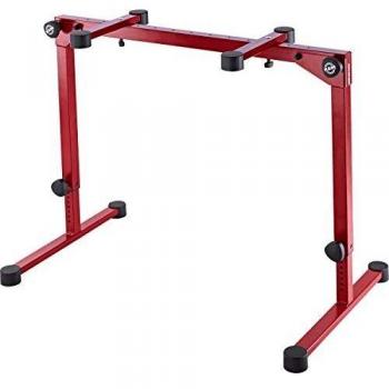 K&M Omega Pro Table-Style Keyboard Stand, Ruby Red