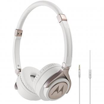 Motorola Pulse 2 - Auriculares de Diadema con Cable, Color Blanco