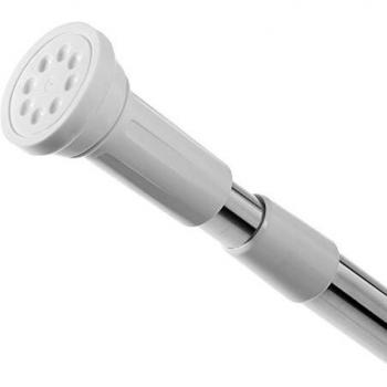 Tatkraft Oscar Barra para Cortina de Ducha Varilla Telescopica 140-260cm Acero Inoxidable Soporte Cortinas Baño d25mm