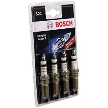 Bosch HR78NX - Bujías de níquel Super 4 - kit de 4