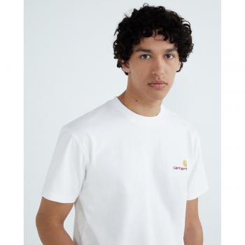 Camiseta Carhartt American Script Blanca