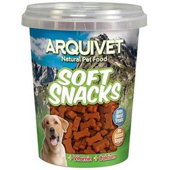 ARQUIVET Soft Snacks Huesitos Buey 300 gr para Perro - Aperitivos para Perro en Forma de Hueso - Chuches, recompensas y premios caninos - Alimento complementario
