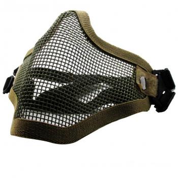 Máscara de Airsoft QMFIVE Malla de acero táctico mascaras mascara de media cara el engranaje protector para Airsoft Paintball