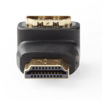 Nedis Adaptador de Cable HDMI con Conector en Ángulo de 90° - Negro