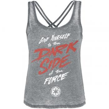Star Wars Dark Side Top Mujer Gris/Melé L