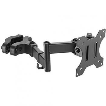 Soporte de Montaje en Poste para TV LED/LCD de 17 a 32 Pulgadas, Color Negro, Capacidad de 8 kg