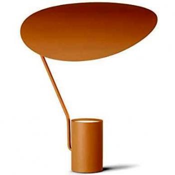 Lámpara de mesa Ombre beige con cable de 200 cm y bombilla LED GU10, máxima 6 W