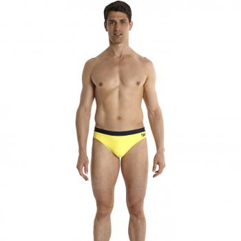 Speedo - Bañador de natación - para hombre Amarillo Empire Yellow/Speedo Navy Talla:34 pulgadas
