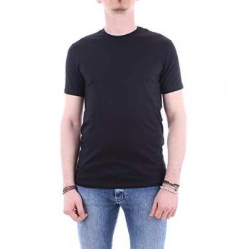Camiseta Básica de Algodón para Hombre Armani Exchange, Manga Corta, Color Negro, Talla XXL