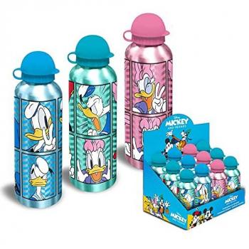 Botella de Aluminio Mickey Disney 500ml para Niños - Ideal para el Colegio