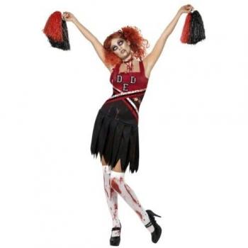 Disfraz de Animadora Zombie Escolar para Mujer - Halloween