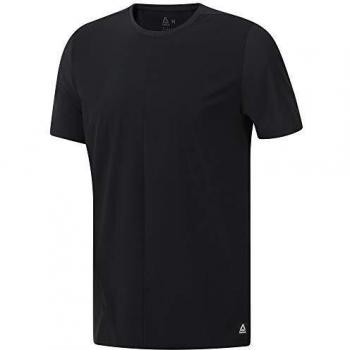 Reebok TS Woven tee Camiseta, Hombre, Negro, XL