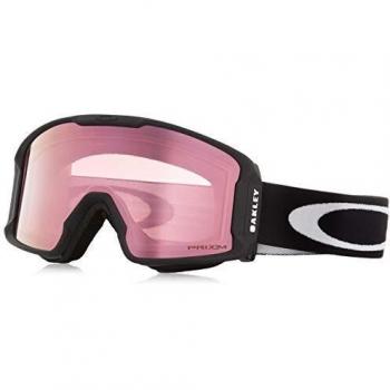 Oakley Line Miner XM Matte Black Ski Goggles with Prizm Snow Hi Pink Iridium Lens