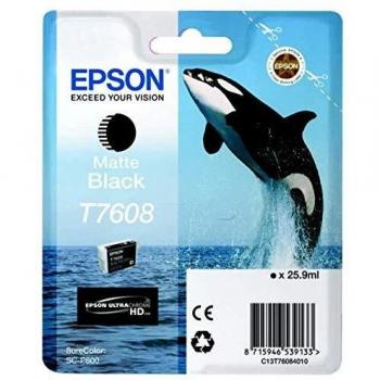 Epson T760840 - Cartucho, color negro mate