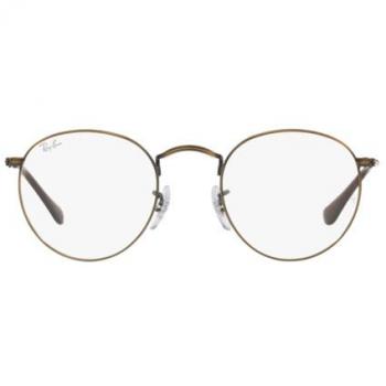 Gafas Graduadas Ray-Ban Round Metal RX3447V 3117 con Montura Plateada