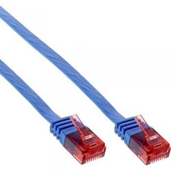Cable de Red Plano U/UTP Cat.6 Azul 1,5 m