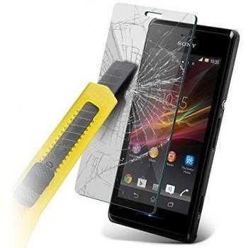 ONX3® Sony Xperia M Case Custom Made Protectores de pantalla de cristal templado Crystal Clear LCD de paquetes con paño de pulido y Tarjeta de aplicación