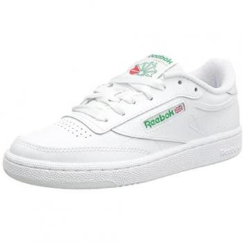 Zapatillas Reebok Club C 85 Blancas con detalles dorados, EU38/UK5/US7+