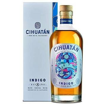 Cihuatán Indigo 8 Años Rum de El Salvador 40% Vol. 700ml con Caja de Regalo