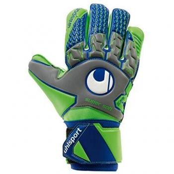 uhlsport Tensiongreen Supersoft Guantes de Portero, Hombre, Gris Oscuro/Verde