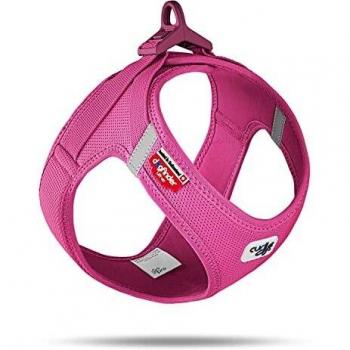 Arnés Ajustable Curli Vest Clasp Air-Mesh Fucsia para Perros - Talla S