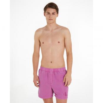 Calvin Klein - Bañador de hombre liso de largo medio