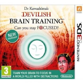 Entrenamiento Cerebral Diabólico de Dr. Kawashima: ¿Puedes Mantenerte Enfocado? - Juego para Nintendo 3DS