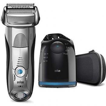 Braun Series 7 7898 cc - Afeitadora eléctrica para hombre de lámina , en seco y mojado, máquina de afeitar barba con estación de limpieza Clean & Charge