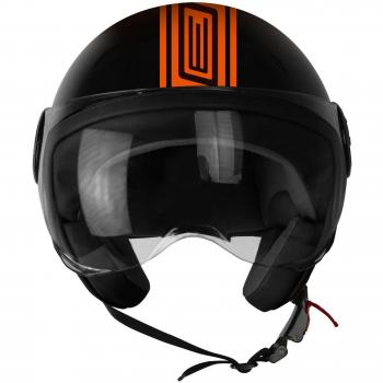 Origine Helmets - Neon Street Casco Demi-Jet, - Color naranja- Talla L