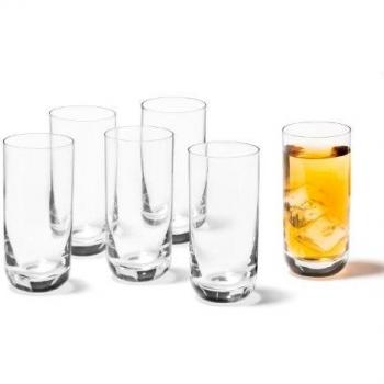Leonardo Milano - Juego de 6 vasos altos, transparente