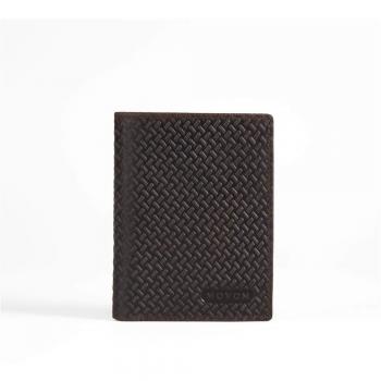 Cartera Movom Steel vertical con monedero Marrón