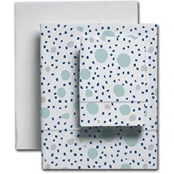 Sisomdos SSD008 - Juego de sábana para la cama, color azul, 240 x 280cm
