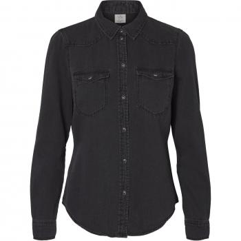 Vero Moda Women's Long Sleeve Fitted Denim Shirt Maria Mix New