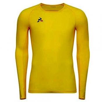 Le Coq Sportif Training Smartlayer LS M Original Jaune Camiseta, Hombre, 4XL