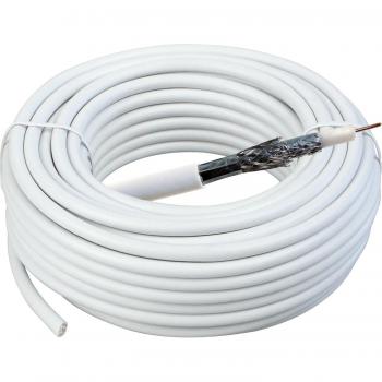 Cable Coaxial 110 dB 20m Blanco Schwaiger