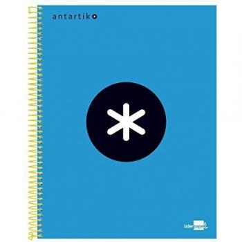 Liderpapel - Cuaderno Espiral Micro Antartik Tapa Forrada, azul1 KD21