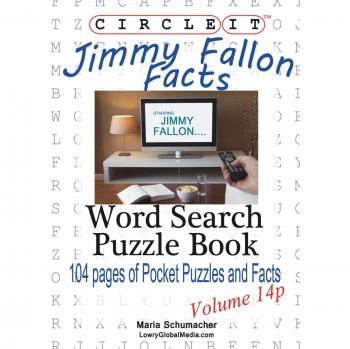 Libro de Puzles en Tamaño de Bolsillo: Búsqueda de Palabras con Datos de Jimmy Fallon