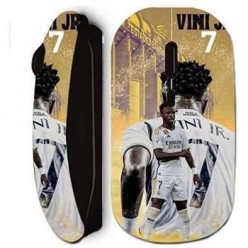 Ratón inalámbrico Vinicius JR Real Madrid negro tecnología Wi-Fi clave USB incluida