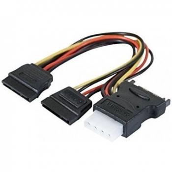 Cable de alimentación SATA a 2 x SATA + Molex, 0.3 m
