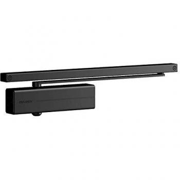 Tesa Assa Abloy DC135-D9005 Cierrapuertas Con Guia Deslizante Para Puertas, Negro