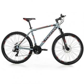 Moma - Bicicleta Montaña Mountainbike 27,5 BTT SHIMANO, aluminio, doble disco y suspensión, M