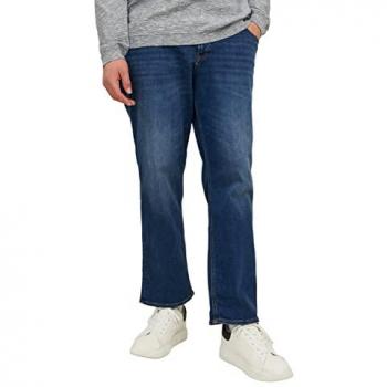 Jack & Jones PlusSize Slim-Fit Jeans Mike Original for Men, Size 44/34, Blue Denim